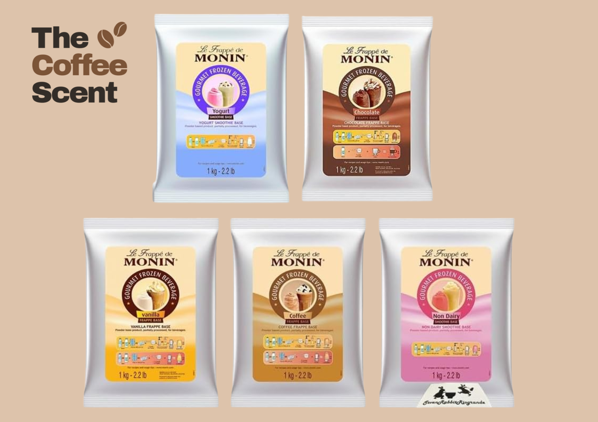 Monin Vanilla Powder & Matcha